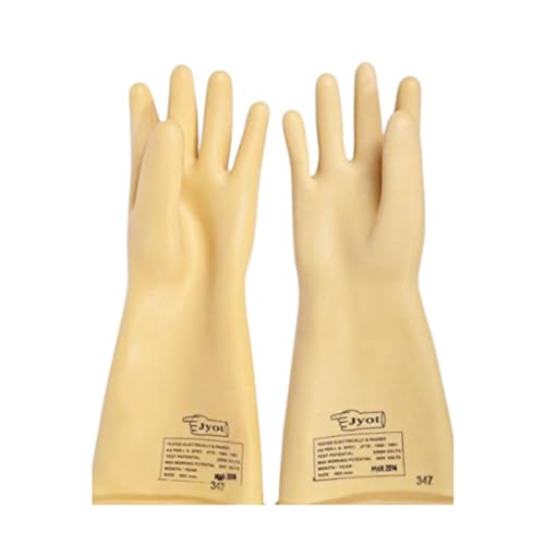 Aktion Safety Jyot 11 Kv Electrical Rubber Hand Gloves (White), Pack of 1 (B0D76GB5ZJ) Amazon Price History, Amazon Price Tracker