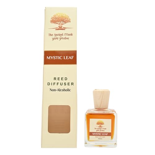 Image of Reed Diffuser Set | Long-Lasting Natural Fragrance for Home | Eco-Friendly Aroma Therapy Room Freshener | Gift Set - 100ml (Mystic Leaf)