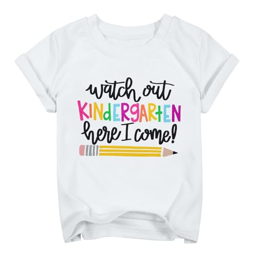 Kindergarten Here I Come Shirt for Girls