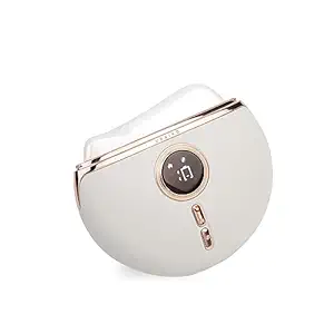 Aurora LED Gua Sha Device, Jade Stone Gua Sha Facial Tool with Heat and Vibration, Face Massager for Anti-Aging Wrinkles Puffiness Skin Rejuvenation and Toning (Aurora)