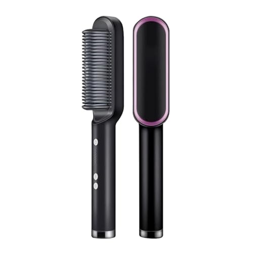 Plancha alisadora para cabello multiuso color negro miniatura 3