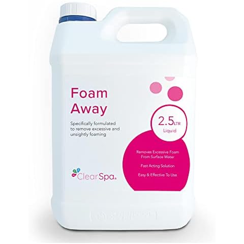 ClearSpa Foam Away, No Foam 2.5L - Hot Tubs, Swimming Pools and Spas Supress Foam Cover