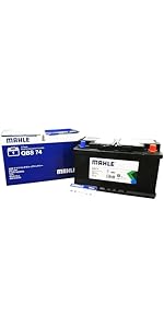 Amazon.co.jp: MAHLE マーレ バッテリー AGM LN4 80Ah 800CCA (Black