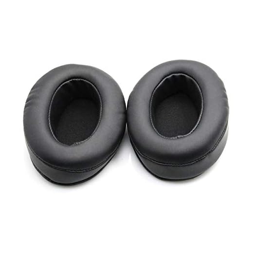 Ersättning HM5 öronkuddar Memory Foam öronkuddar för Brainwavz HM5 Sony MDR V6/ZX 700 hörlurar – svart