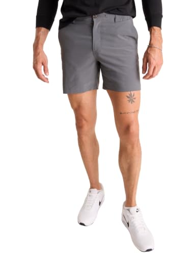 Image of Chubbies Everywear Men's Shorts - Mens Shorts Casual 6in Inseam, Elastic Waist, Water-Resistant, Zipper Pocket