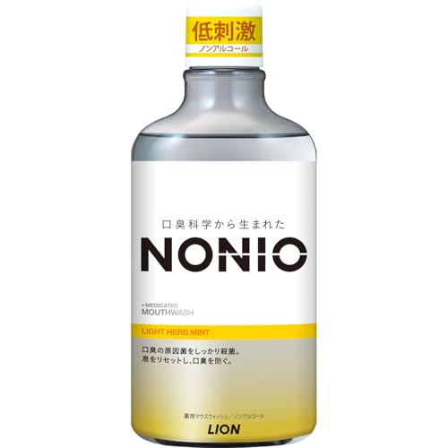［医薬部外品］NONIO マウスウォッシュ ノンアルコール ライトハーブミント 600ml 洗口液