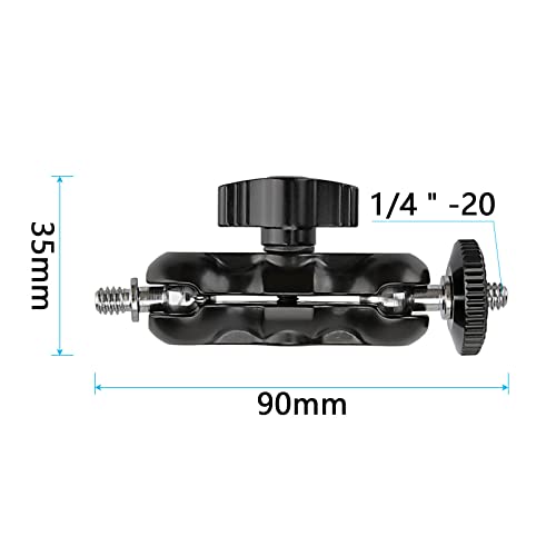 Image of CAMVATE Universal Magic Arm with 1 /4 inch-20 Thread(Black,2 Pieces) - 2080