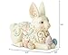 Enesco Jim Shore Heartwood Creek Bunny with Easter Eggs Miniature Figurine, 3.4 Inch, Multicolor