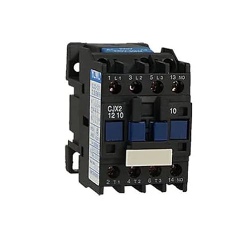 Contacteur AC 3 pôles CJX2-1210 690V 12A avec contact NO pour commande de moteur triphasé