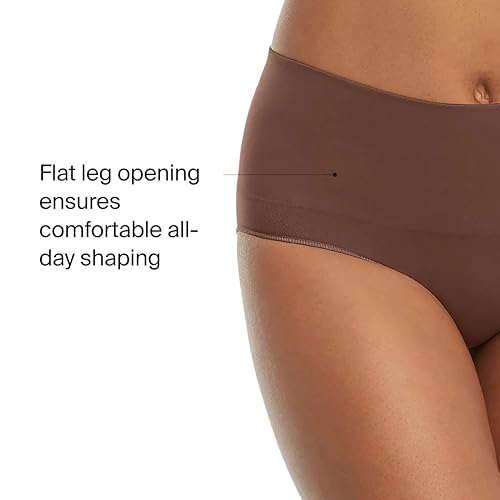 Image of SPANX SPANXshape Everyday Shaping Brief - Core Control Shapewear Underwear - Invisible Under Clothes - Seamless Design