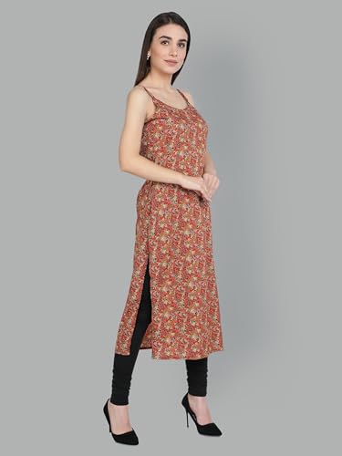 Image of PATLANI Women's Crepe Full Stitched Kurti.