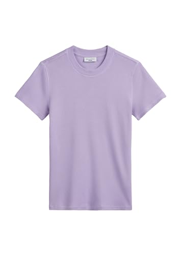 Marc O'Polo Denim Damen T-Shirt mit Rundhalsausschnitt Slim Fit, Lila (Wild Orchid), M – Ansicht 6