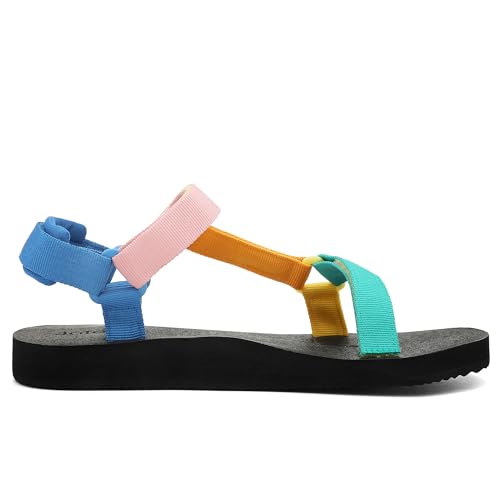 Image of Women's Original Sandals Comfortable Quick-Drying Casual Sport Sandal Walking Hiking Water Sandals With Arch Support 2025