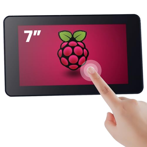 Image of Hosyond 7 Inch Touchscreen IPS DSI Display Compatible with Raspberry Pi 5, 800x480 Capacitive Screen MIPI DSI Driver-Free Interface