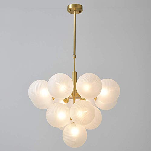Plafonnier globe de verre pour illuminer une cuisine conviviale - 6