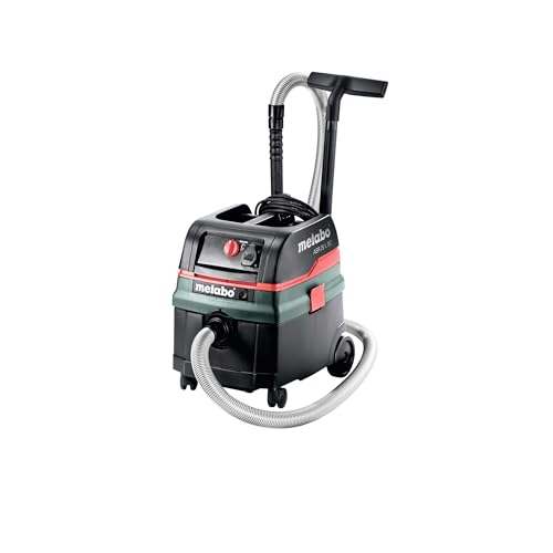 metabo Allessauger ASR 25 L SC (602024000) Karton; mit elektromagnetischer Abrüttlung, Luftleistung max.: 4380 l/min, Unterdruck: 248 hPa (mbar), Filterfläche: 8600 cm², Schwarz