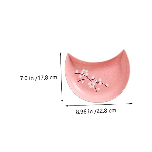 Set 2 platos de cerámica estilo japonés para sushi miniatura 7