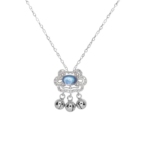 Collier ras du cou pompon pierre de lune femme, accessoires de bijoux pour fête