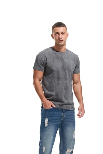 KLIEGOU Men's Graphic T-Shirt 95% Cotton Crew Neck Short Sleeve Tee Soft Stretch Casual Printed Top3