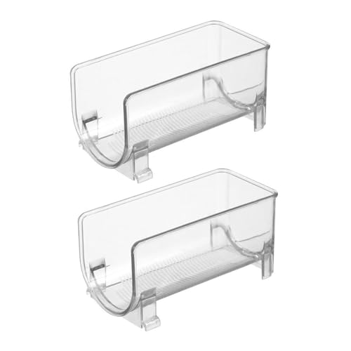 Organizador apilable para vino de plástico 2 piezas miniatura 1