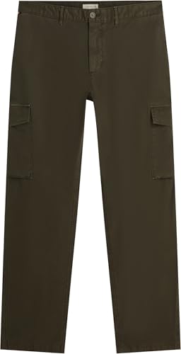 Tommy Hilfiger Herren Cargo Hose Denton Twill mit Taschen, Grün (Dark Greenery), 30W/36L – Ansicht 5
