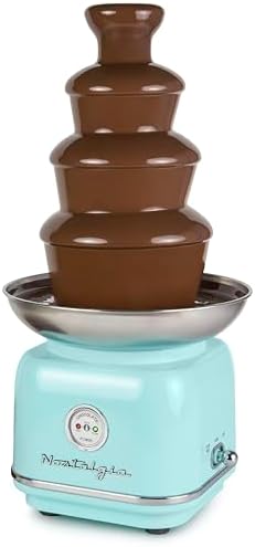 Nostalgia 4 Tier Electric Chocolate Fondue Fountain Machine for P...