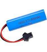 YUNIQUE GREEN-CLEAN-POWER - Batteria LiPo 3.7V 800mAh ad Alte Prestazioni | Con Connettore SM-2P,...