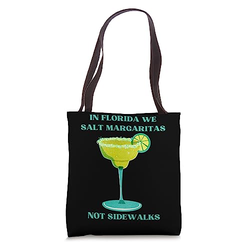Bolsa tote con diseño 'En Florida salamos margaritas, no aceras' miniatura 1