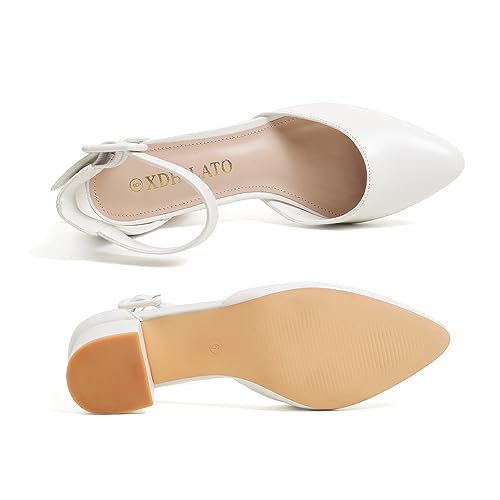 LXJYDN Sandal Women Stylish Pointed Toe High Heel Sandals Versatile Buckle Thick Heel Plus Size Sandal - Afbeelding 6