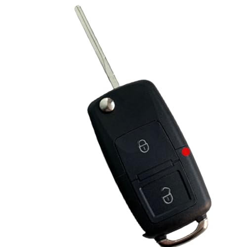 Chave Canivete Vw Gol Golf Voyage Polo Fox 2 Botoes + Lamina