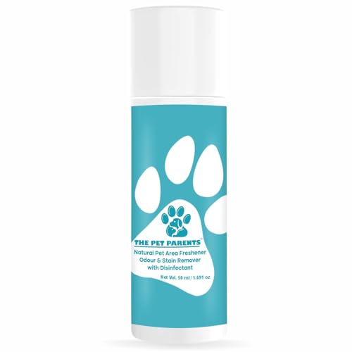 THE PET PARENTS Pet Area Freshener 50 ML -Long-Lasting Odor Eliminator Spray for Dog & Cat Pet Area Cleaneres | Natural Deodorizer for Crates & Furniture THE PET PARENTS Pet Area Freshener 50 ML -Long-Lasting Odor Eliminator Spray for Dog & Cat Pet Area Cleaneres | Natural Deodorizer for Crates & Furniture