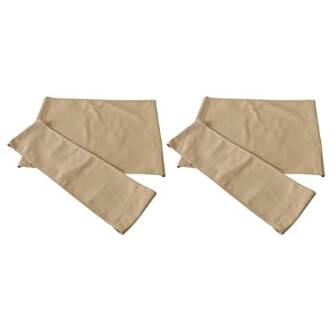Colcolo 2X Lässige Stuhl Ersatzleinwand mit Holzstäbchen, Leicht zu Reinigende Und Rückenlehnen Terrassenabdeckungen Cover