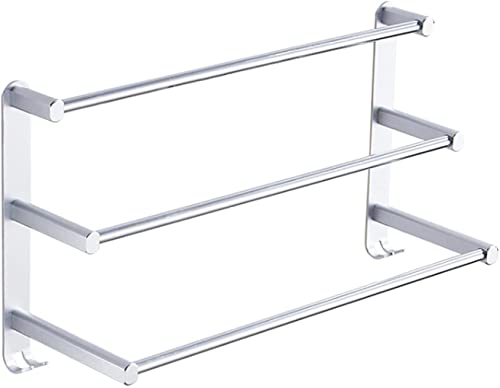 Porte-serviettes mural 3 couches pour optimiser les petites salles de bain
