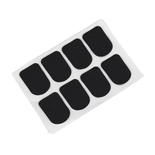 AKOOSY 8 pièces Coussins Embouchure Saxophone Soprano et Clarinette Silicone Noir Protège Dents Vibrations