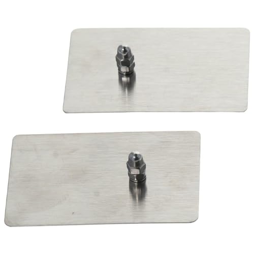 Image of 10 Pcs Picture Hangers Universal Frame Hanging Hooks Self Adhesive Stainless Steel Removable Picture Hanging Nails Poster Hooks Sticky Picture Hanging Hardware for Home Office