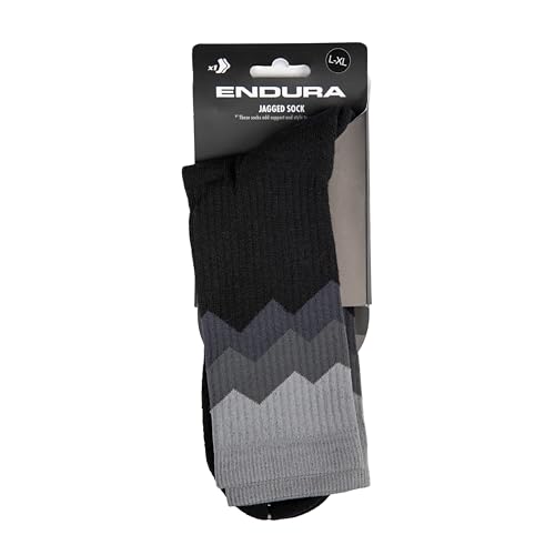 Image of Endura Jagged Cycling Sock Black, Small