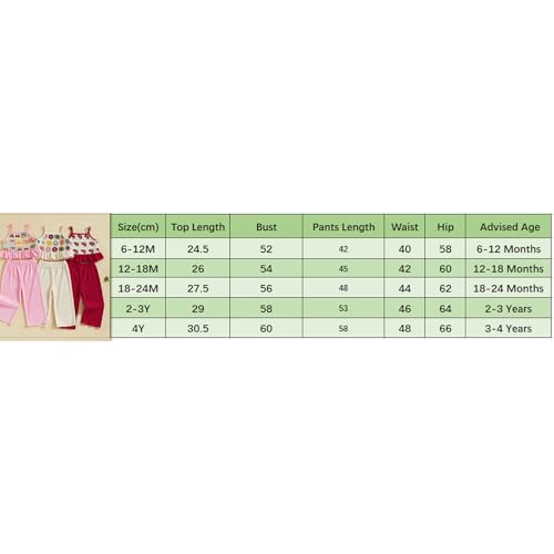 Emmababy Toddler Girl Crochet Outfit Crochet Floral Crop Top Sleeveless Camisole Ruffle Top and Pant Set Baby Summer Clothes (Beige, 3-4T)