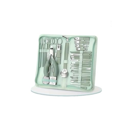 Ensemble d'outils de manucure complet kit pédicure acier inoxydable 35 pièces