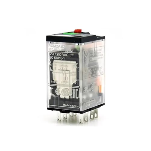 Relais RXM2AB2F7 8 broches 12A AC120V inverseur bipolaire mini relais industriel