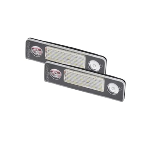 Luces matrícula Skoda Octavia II soluciona luz fundida bombilla trasera blanca 2uds