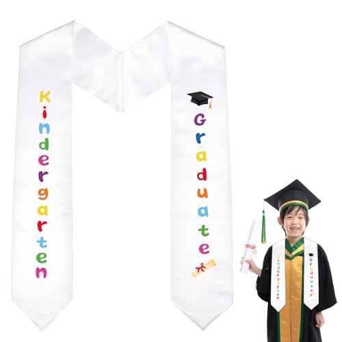 COCHIE Kids Graduation Sash Kindergarten Preschool Graduation Sash Kindergarten Preschool Graduation Stole for Kids Class of 2026 Graduation Gifts