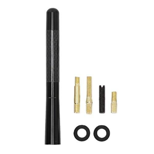 TKSE Antena de Radio de Techo, 4,7 Pulgadas Antena Topper de Coche con Tornillos Corto para Mini Cooper S JCW R55 R56 R57 R60