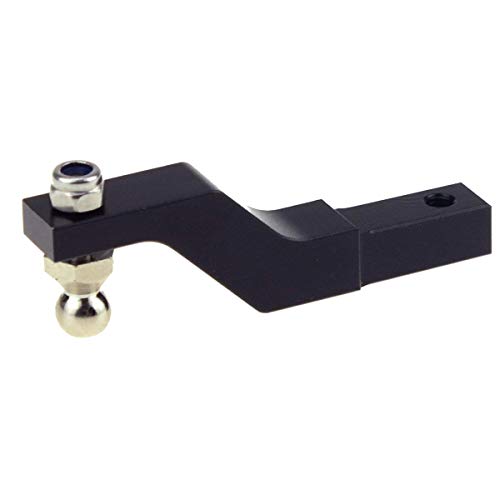 Sharegoo Cnc Aluminum Trailer Tow Trailer Drop Hitch Receiver Upgrades Parts Compatible With Traxxas Trx-4 Trail 1/10 Rc Crawler Car Truck #TOP6