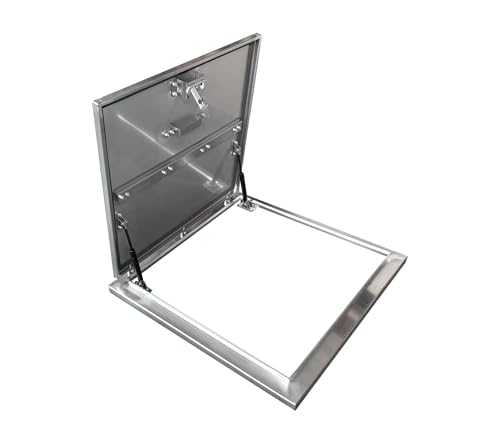 FL819 - Roof Hatch External Handle May Break/FMVSS 217 - 2019-2020 Thomas Built Minotour, Saf-T Liner C2, Saf-T Liner EFX, & Saf-T Liner HDX School Buses 4 Natotela 24x24 inch Roof Hatch,304 Stainless Steel Square Roof Access Hatch Lid Security Door,Reinforced rib Rooftop Attic Hatch Door with Internal handle and lock latch,24inch clear opening Rainproof