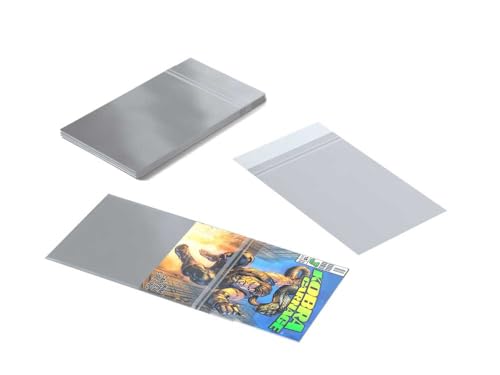 Pochettes pour livres Prophila - Lot de 100 couvre-livres transparents taille courante
