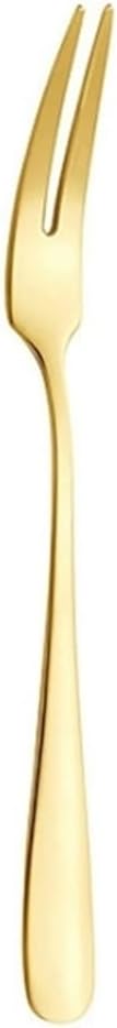 Stainless Fruit Forks Western Food Hotel Household Fruit Cake Dessert Fork for Dessert Cake Cocktail(Colour 5)
