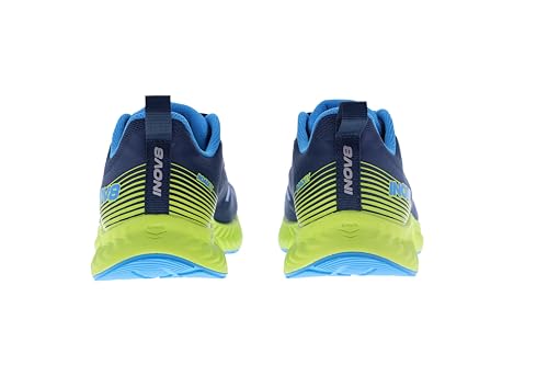 inov-8 Men's RoadFly Sneaker, Navy/Blue/Lime, 84