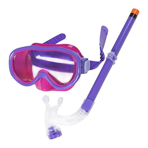 shouldbuy Swimming Studying Goggles Diving Mask Snorkel Set (for Age 4-8) Cover