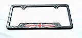 Union Jack British UK United Kingdom Flag Sport License Plate Cover Frames Holder with Screw Caps St