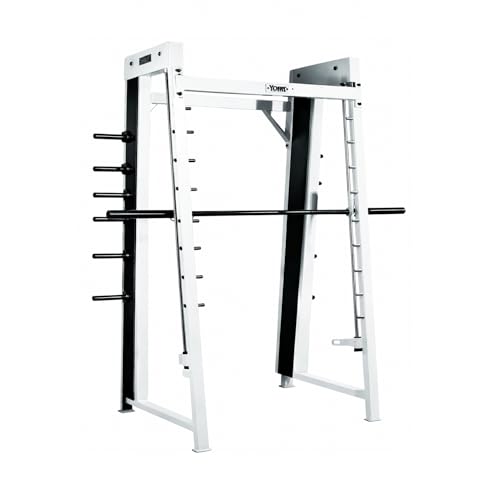 STS Counter-Balanced Smith Machine White Commercial